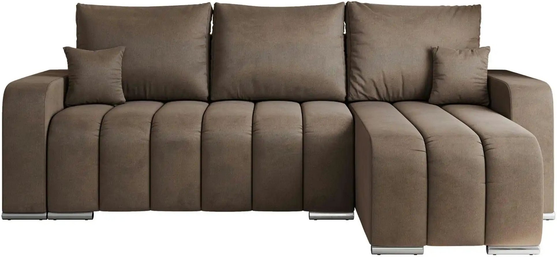 Ecksofa mit Schlaffunktion Kirasso ¦ braun ¦ Maße (cm): B: 245 H: 86 Polstermöbel > Sofas > Ecksofas - Höffner