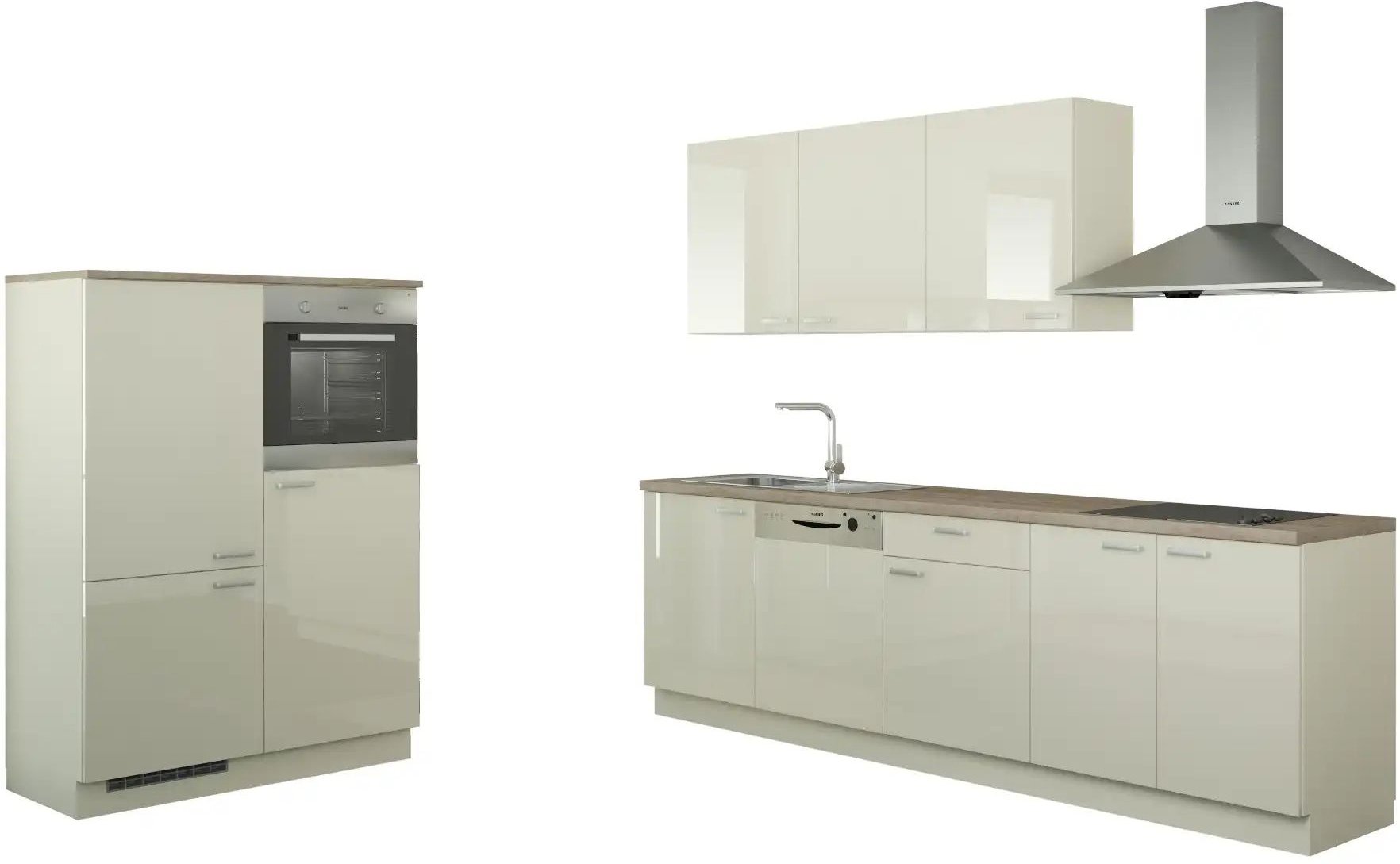 Küchenzeile ohne Elektrogeräten Chemnitz ¦ creme Küchen-online > Küchenblöcke ohne E-Geräte - Höffner