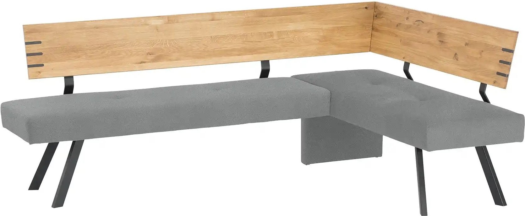 Woodford Eckbank Cornela ¦ grau ¦ Maße (cm): H: 87,5 Bänke > Eckbänke - Höffner