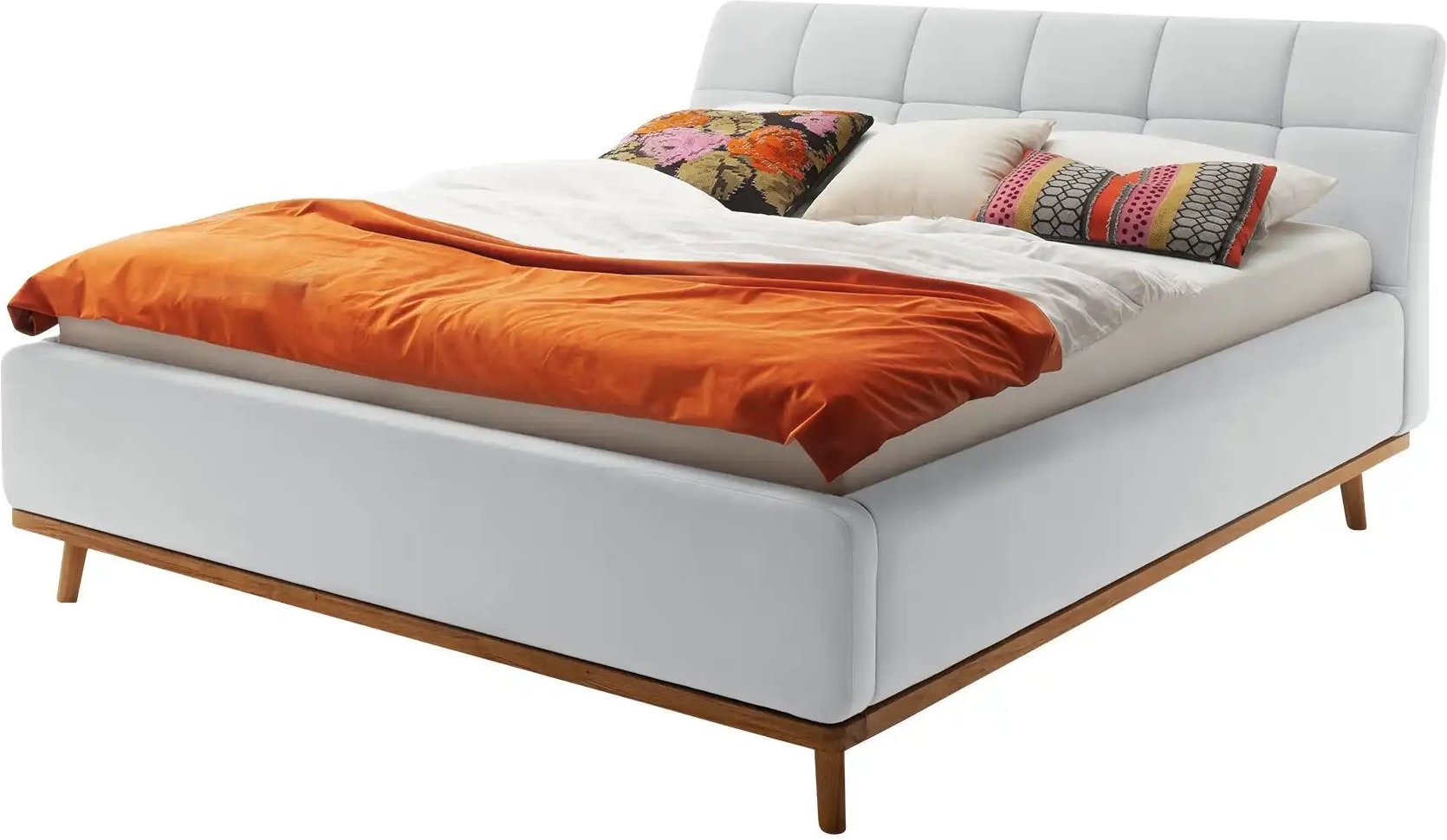 maison bleue Polsterbettgestell mit Bettkasten Merla ¦ grau ¦ Maße (cm): B: 196 H: 105 Betten > Komfortbetten - Höffner