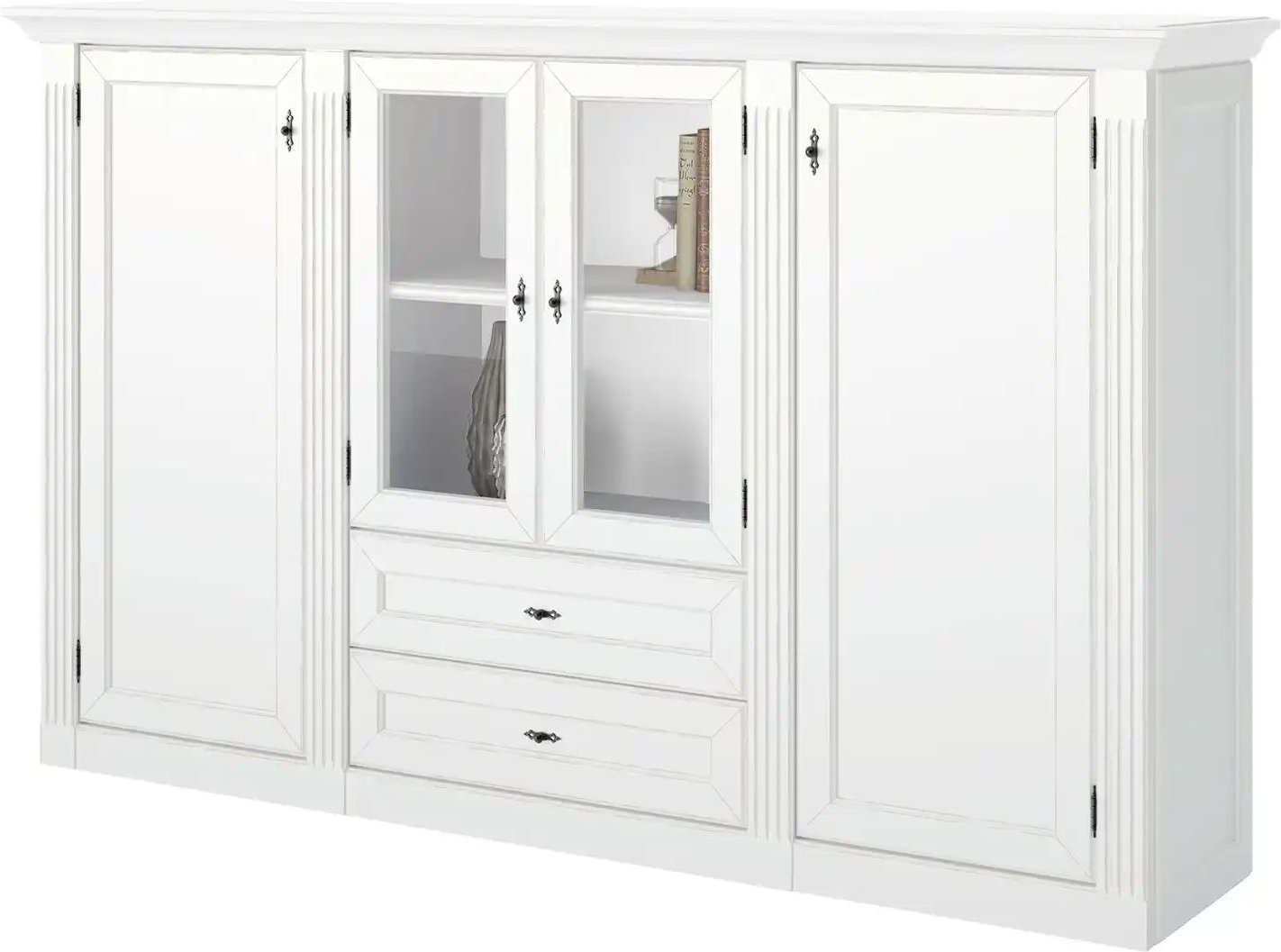 maison bleue Highboard Petit Chalet ¦ weiß ¦ Maße (cm): B: 192 H: 119 T: 44.0 Kommoden & Sideboards > Highboards - Höff...