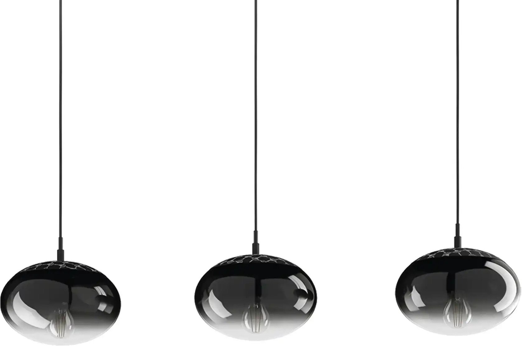 JOOP! Hängeleuchte 3-flammig Curves Lights ¦ schwarz ¦ Maße (cm): B: 25 H: 110 Lampen & Leuchten > Hängeleuchten - Höff...