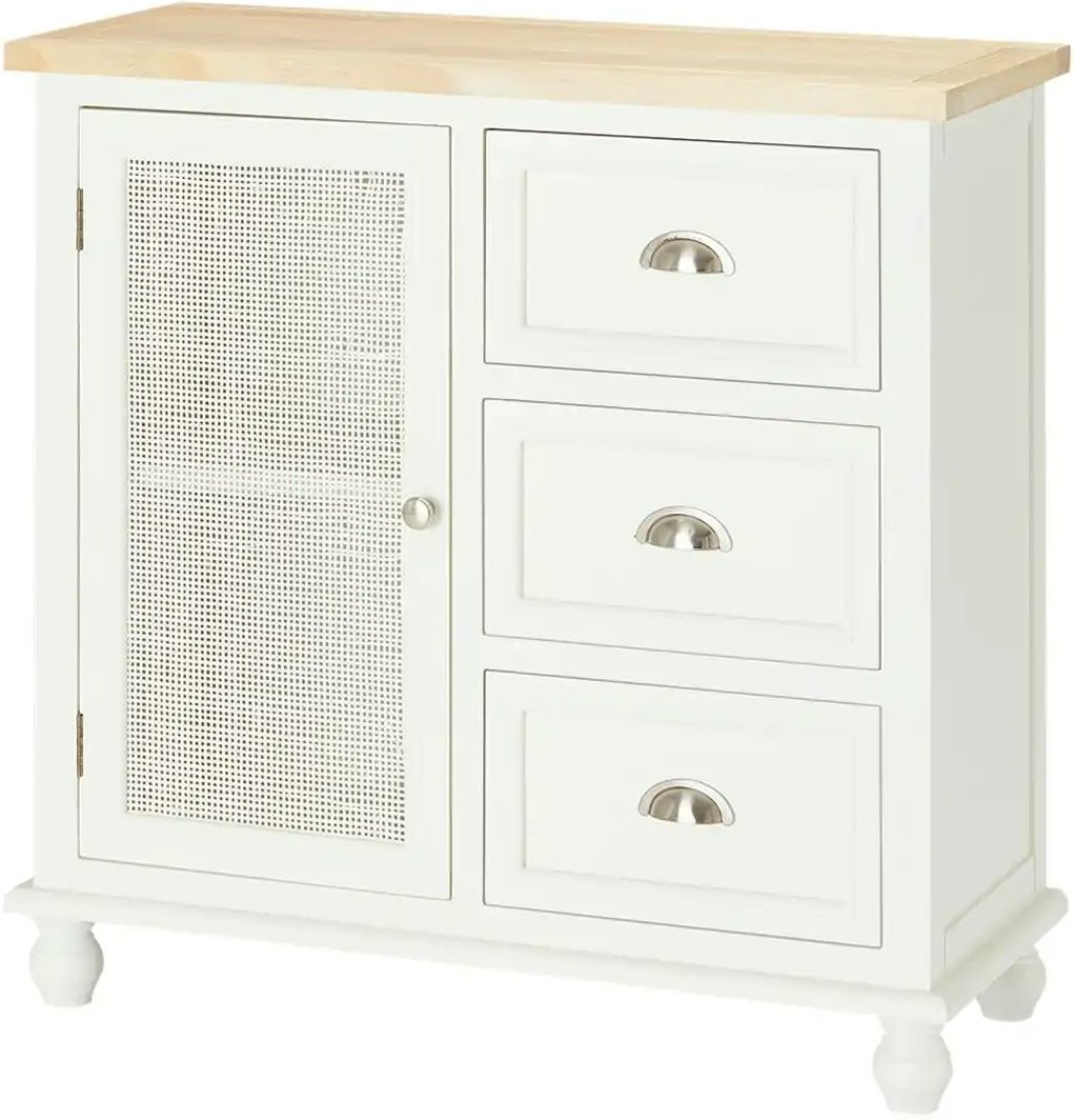Thumbnail - Sideboard Xara ¦ weiß ¦ Maße (cm): B: 79,5 H: 79,5 T: 34.0 Kommoden & Sideboards > Kommoden - Höffner