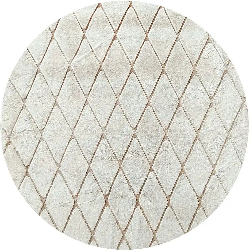 como Kurzflorteppich Cross Soft ¦ beige ¦ Synthetische Fasern Ø: 160 Teppiche > Einfarbige Teppiche - Höffner