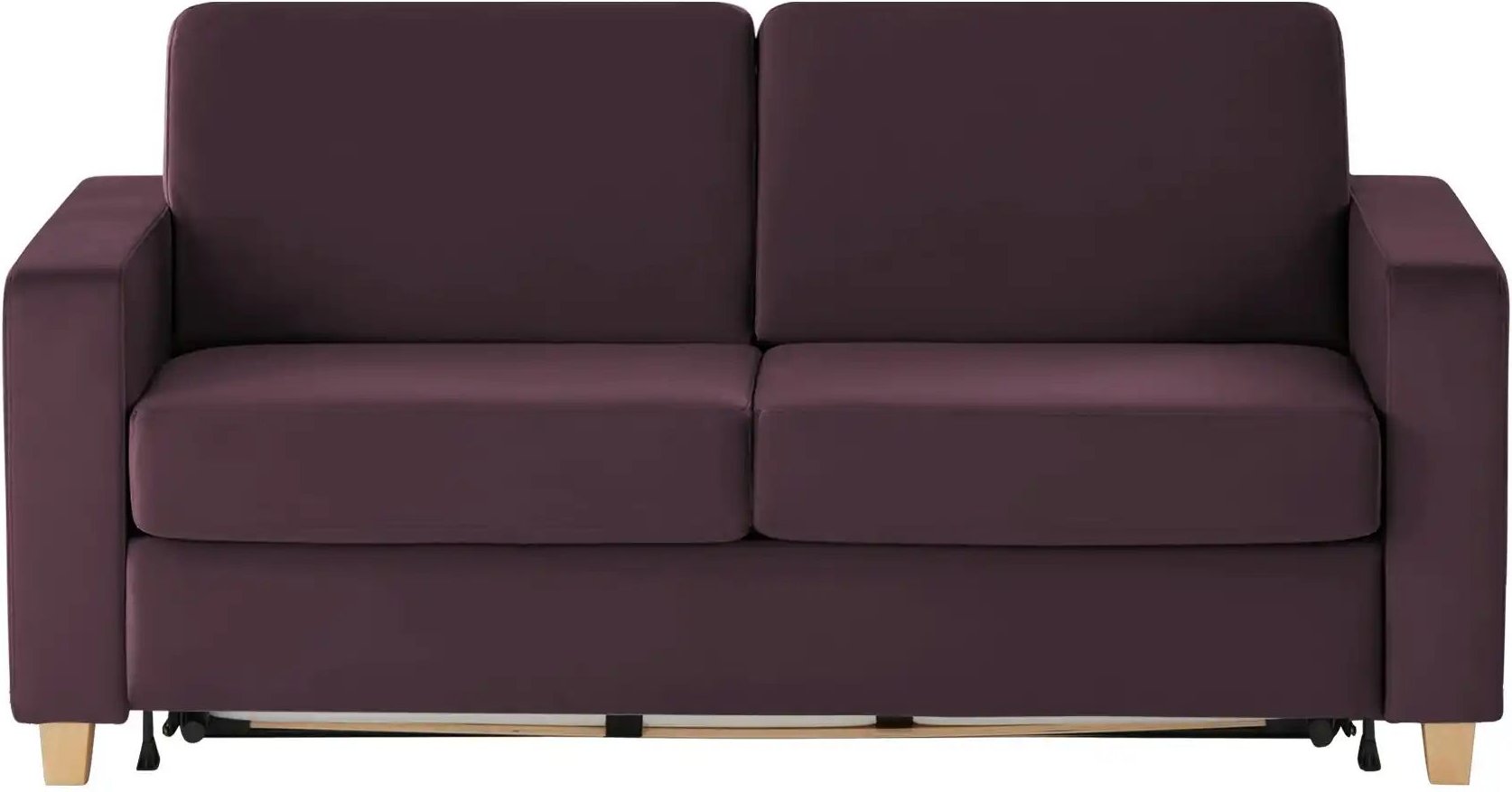 nehl Schlafsofa Boston Deluxe ¦ lila/violett ¦ Maße (cm): B: 199 H: 91 T: 103.0 Polstermöbel > Sofas > Einzelsofas - Hö...