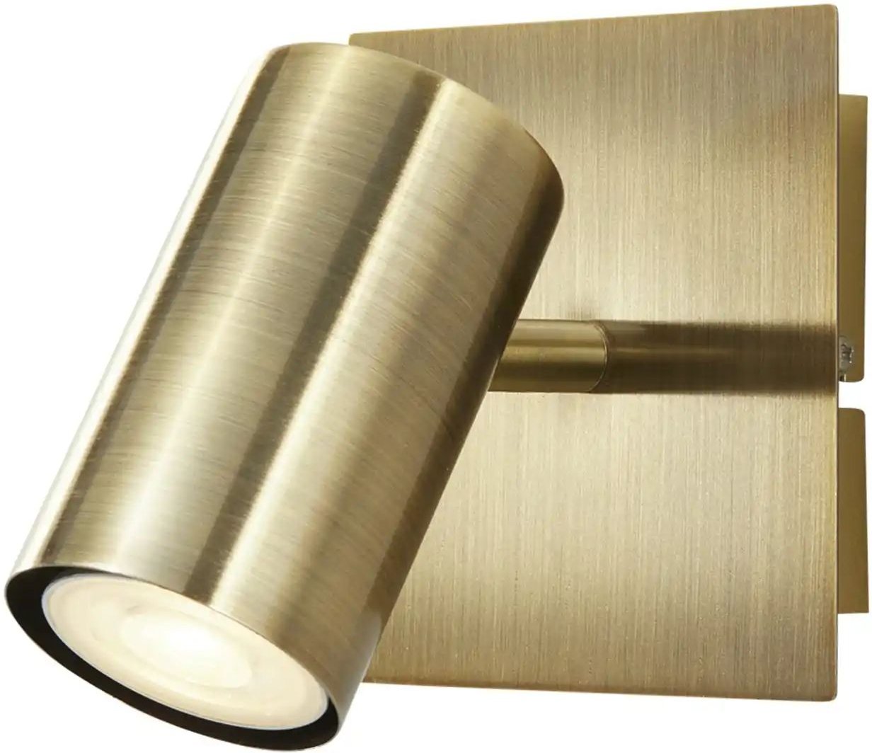 Trio Strahler 1-flammig altmessing ¦ gold ¦ Maße (cm): B: 9 H: 16 T: 12.0 Lampen & Leuchten > Deckenleuchten - Höffn...