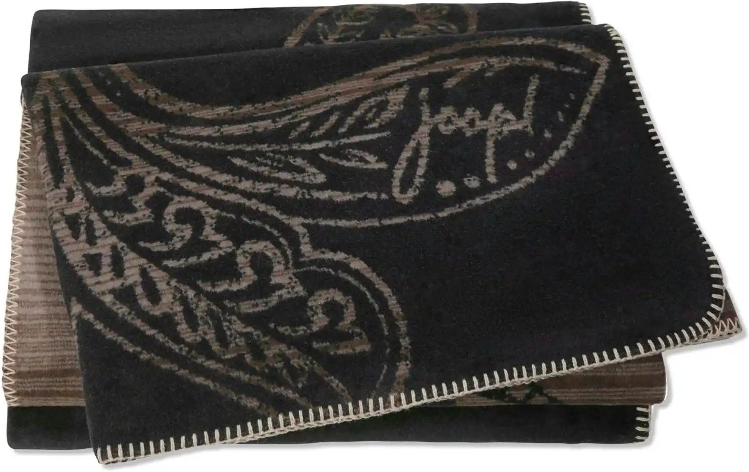 JOOP! Wohndecke ¦ schwarz ¦ Baumwollmischgewebe ¦ Maße (cm): B: 150 H: 1 Dekokissen & Decken > Kuscheldecken & Wohndec...