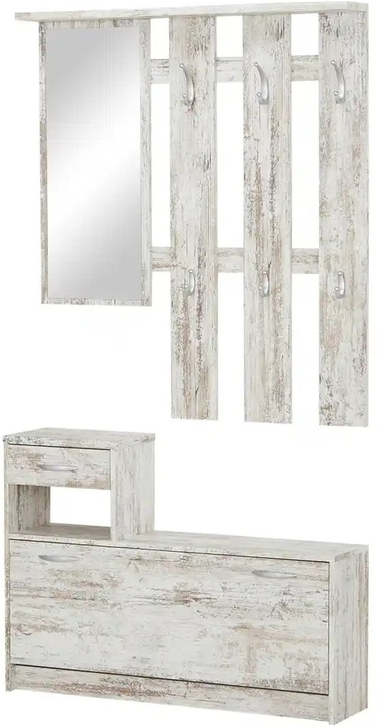 Garderobe Onno ¦ holzfarben ¦ Maße (cm): B: 100 H: 191 T: 25.0 Garderoben & Kleiderstangen > Garderoben - Höffner