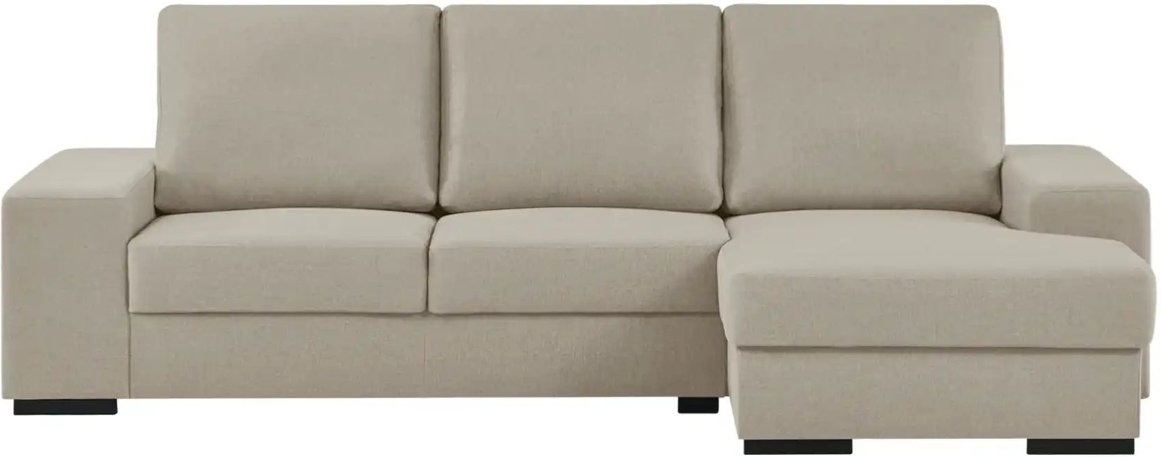 Ecksofa  Renée ¦ beige ¦ Maße (cm): B: 276 H: 92 T: 146.0 Polstermöbel > Sofas > 3-Sitzer - Höffner