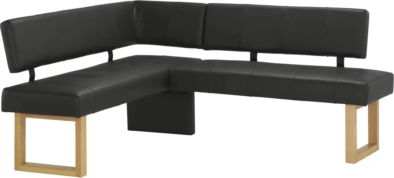 Woodford Eckbank Usedom ¦ schwarz ¦ Maße (cm): H: 82 Bänke > Eckbänke - Höffner