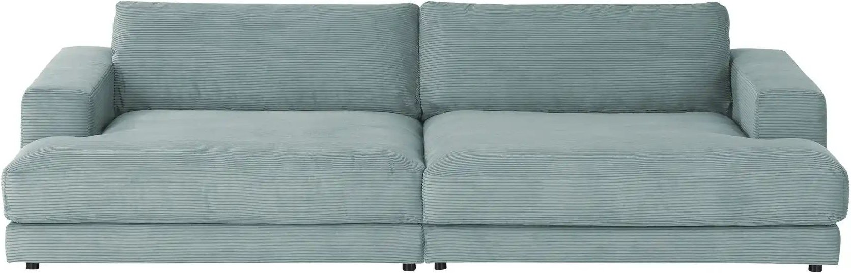 Thumbnail - Jette Home Megasofa Cord Sila ¦ blau ¦ Maße (cm): B: 290 H: 85 T: 170.0 Polstermöbel > Sofas > 3-Sitzer - Höffner