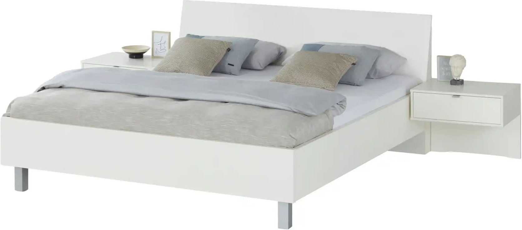 uno Bettanlage Casablanca ¦ weiß Betten > Doppelbetten > Doppelbetten 180x200 - Höffner