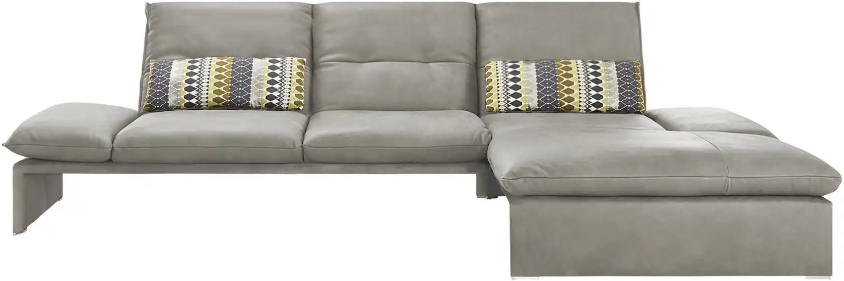 KOINOR Leder-Ecksofa Humfrey ¦ grau ¦ Maße (cm): B: 314 H: 93 T: 159.0 Polstermöbel > Sofas > Ecksofas - Höffner