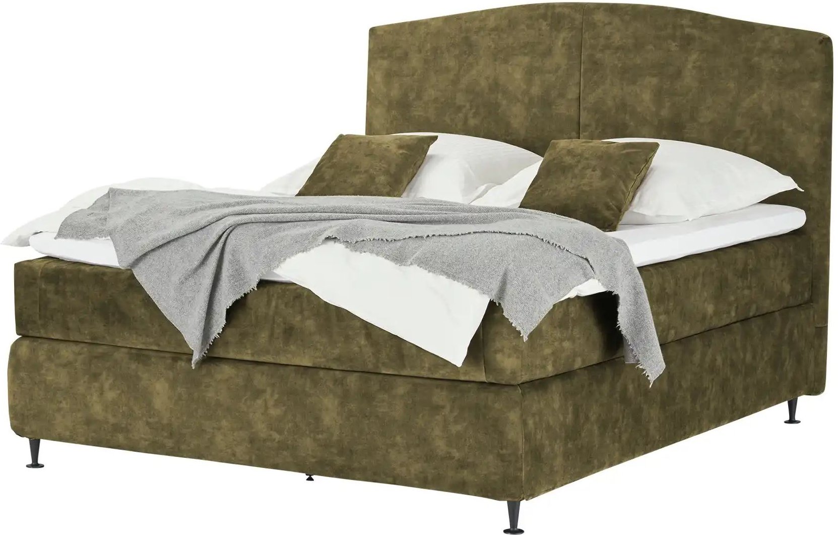 Kings and Queens Boxspringbett Skyer ¦ grün ¦ Maße (cm): B: 184 H: 132 Betten > Boxspringbetten - Höffner