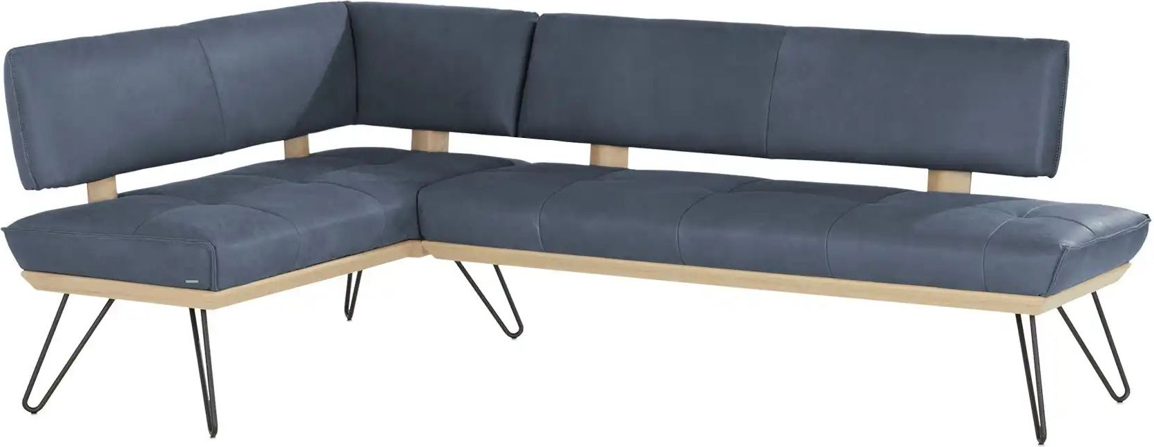 KOINOR Eckbank Leder Dining System 4 ¦ blau ¦ Maße (cm): B: 217 H: 88 T: 152.0 Bänke > Eckbänke - Höffner