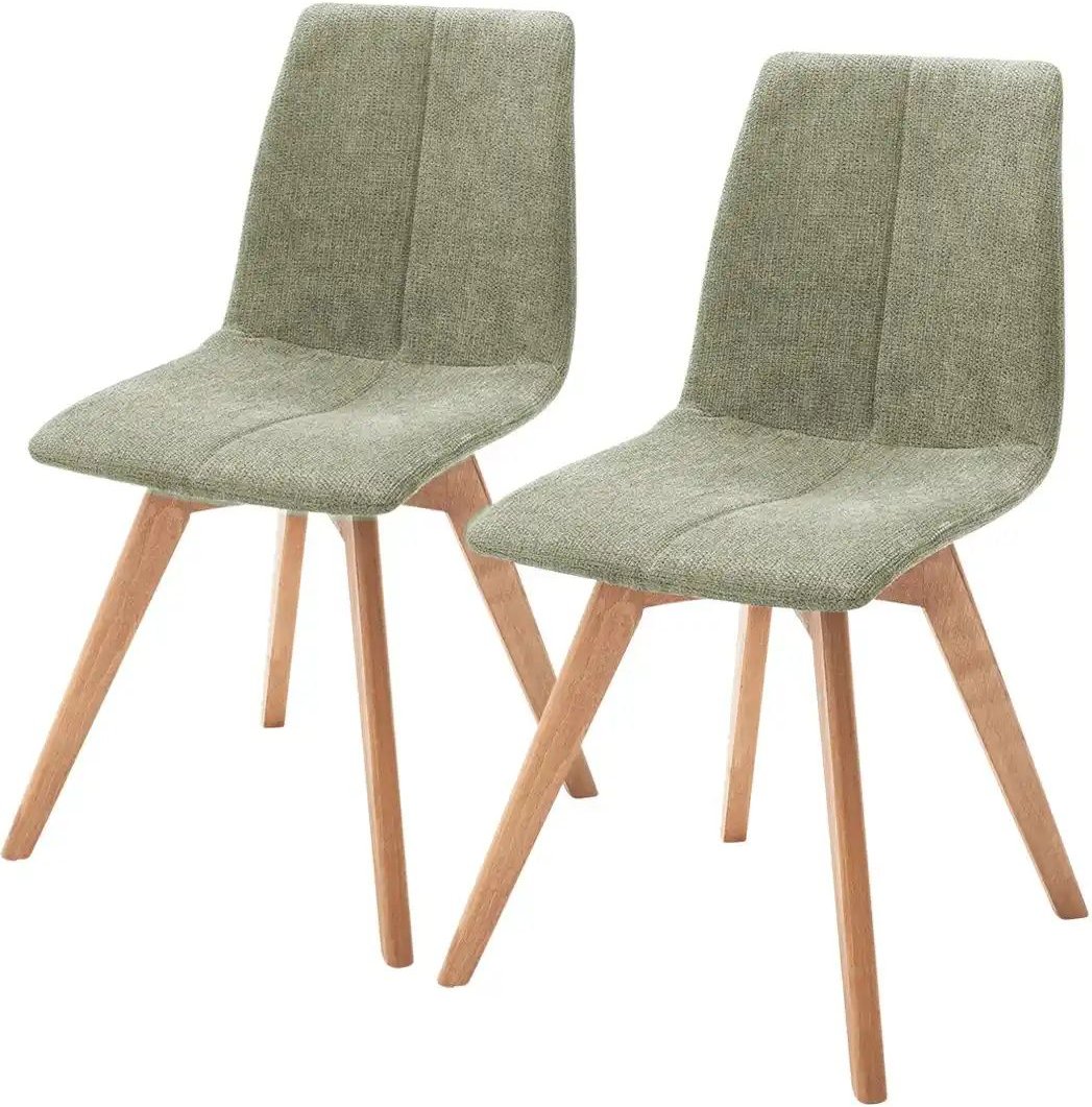 Woodford Esszimmerstuhl im 2er Set Marven ¦ grün ¦ Maße (cm): B: 47 H: 87 T: 52.0 Stühle > Küchenstühle > Polster Küchen...