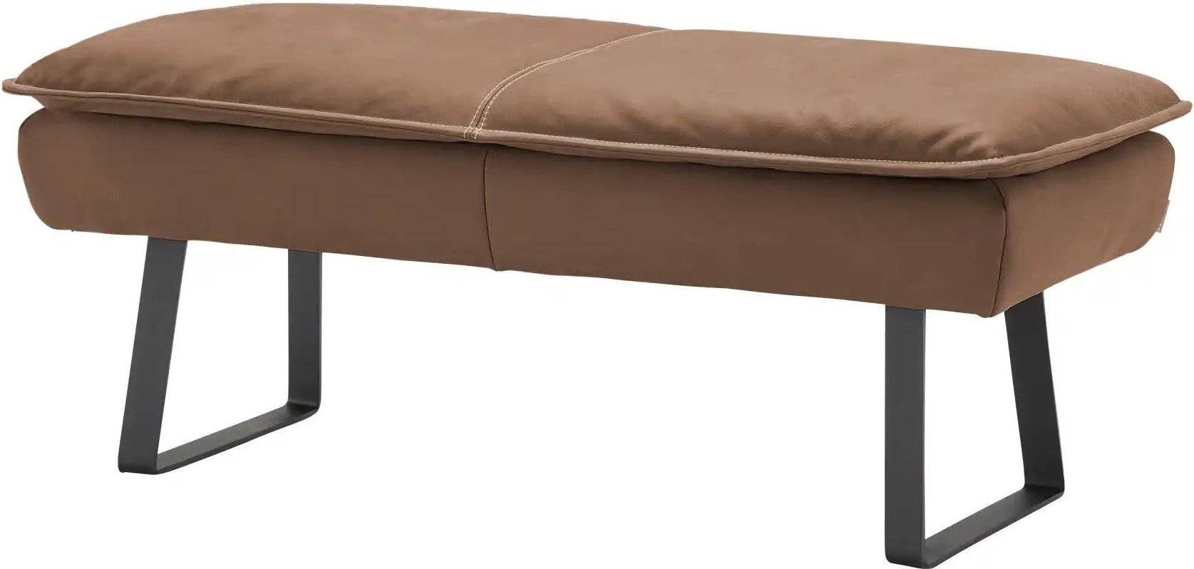 KOINOR Hockerbank Leder Alino ¦ braun ¦ Maße (cm): B: 130 H: 51 T: 56.0 Bänke > Einzelbänke - Höffner