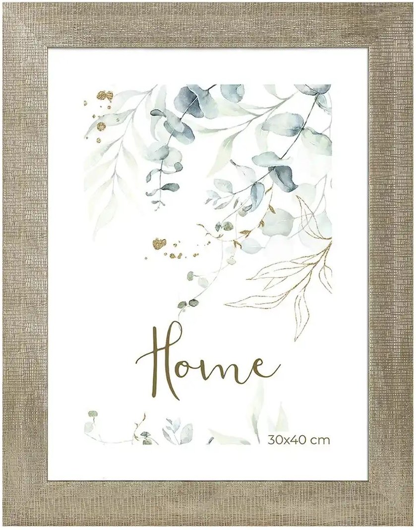 Bilderrahmen 30x40 cm Leeds ¦ silber ¦ Massivholz ¦ Maße (cm): B: 37 H: 47 T: 1.4 Accessoires > Bilderrahmen - Höffner