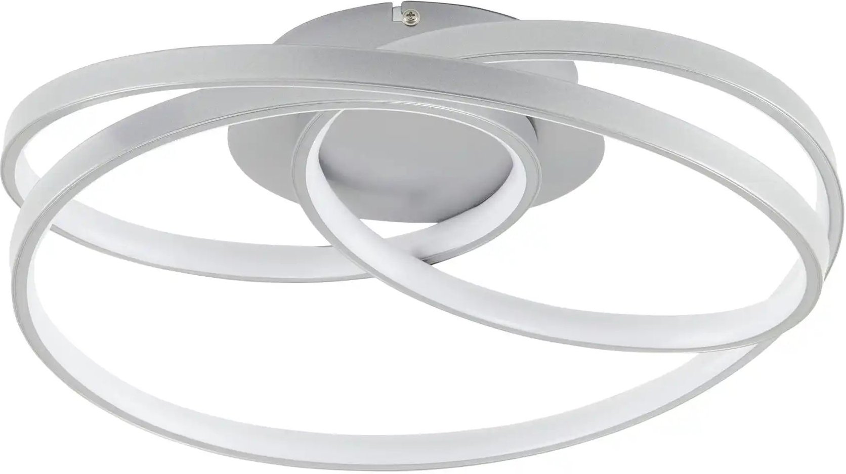 Thumbnail - KHG LED-Deckenleuchte 1-flammig silberfarben ¦ silber ¦ Maße (cm): B: 39 H: 14,5 T: 39.5 Lampen & Leuchten > Deckenl...