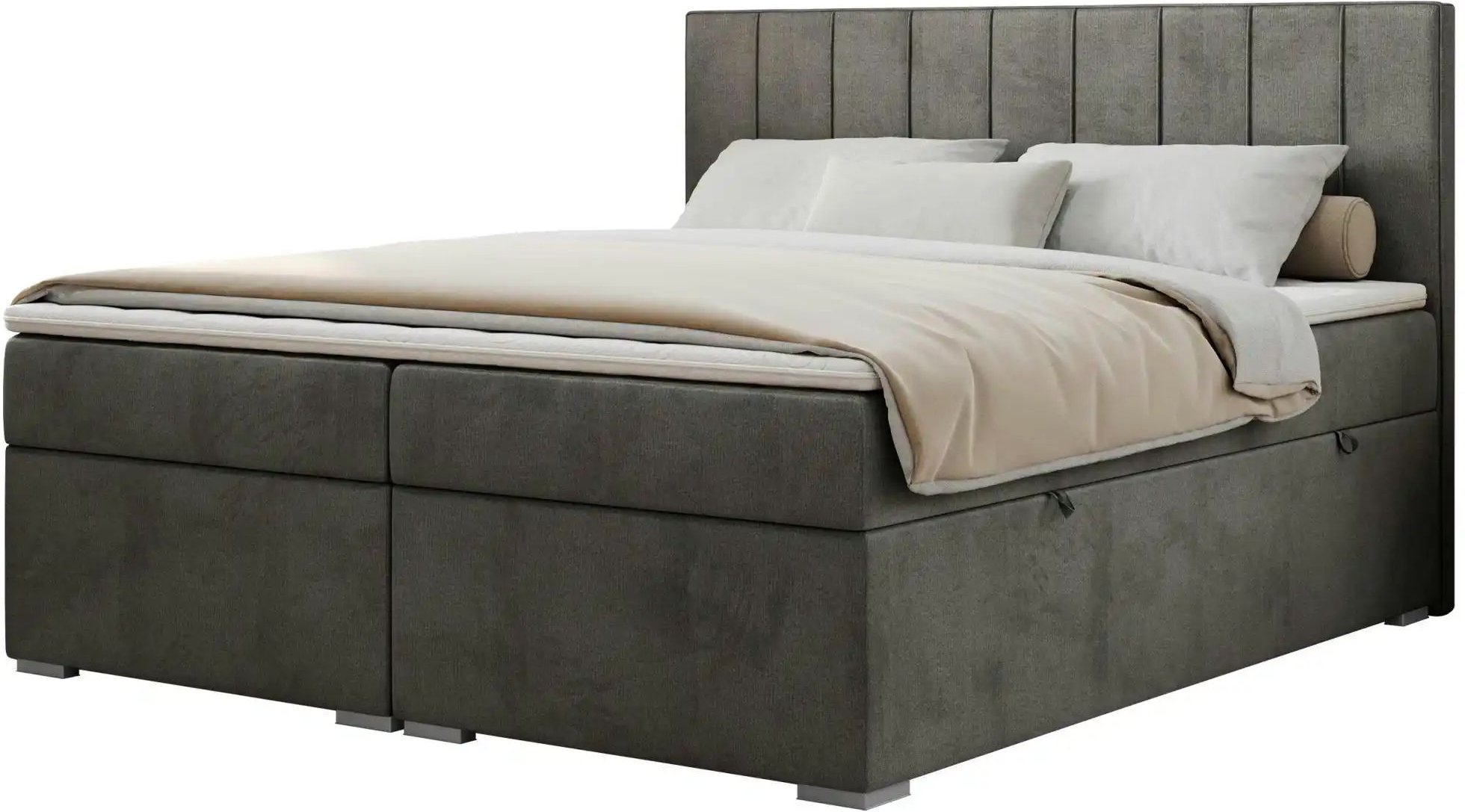 Boxbett mit Bettkasten Ally ¦ grau ¦ Maße (cm): B: 140 H: 118 Betten > Komfortbetten - Höffner