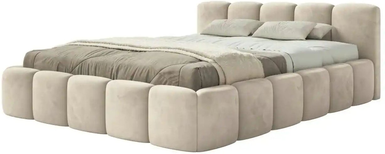 Thumbnail - Selsey Polsterbett mit Bettkasten Cloudy Low ¦ beige ¦ Maße (cm): B: 220 H: 72 Betten > Polsterbetten - Höffner