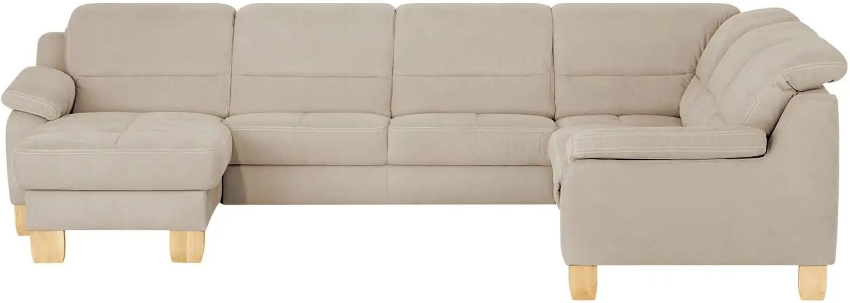meinSofa Wohnlandschaft aus Mikrofaser Hanna ¦ braun ¦ Maße (cm): B: 322 H: 84 T: 264.0 Polstermöbel > Sofas > Wohnlands...