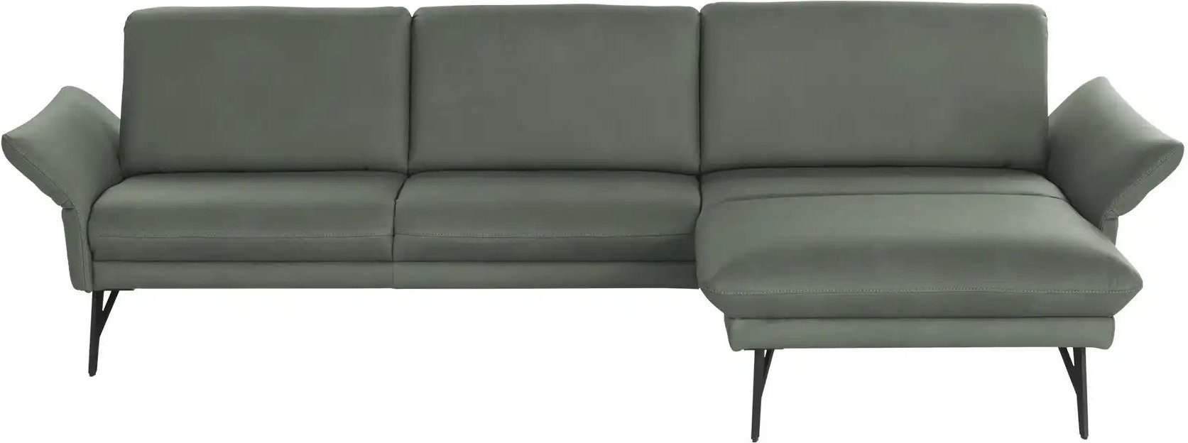 Thumbnail - himolla Ecksofa Echtleder 1928 ¦ grün ¦ Maße (cm): B: 296 H: 85 T: 175.0 Polstermöbel > Sofas > Ecksofas - Höffner