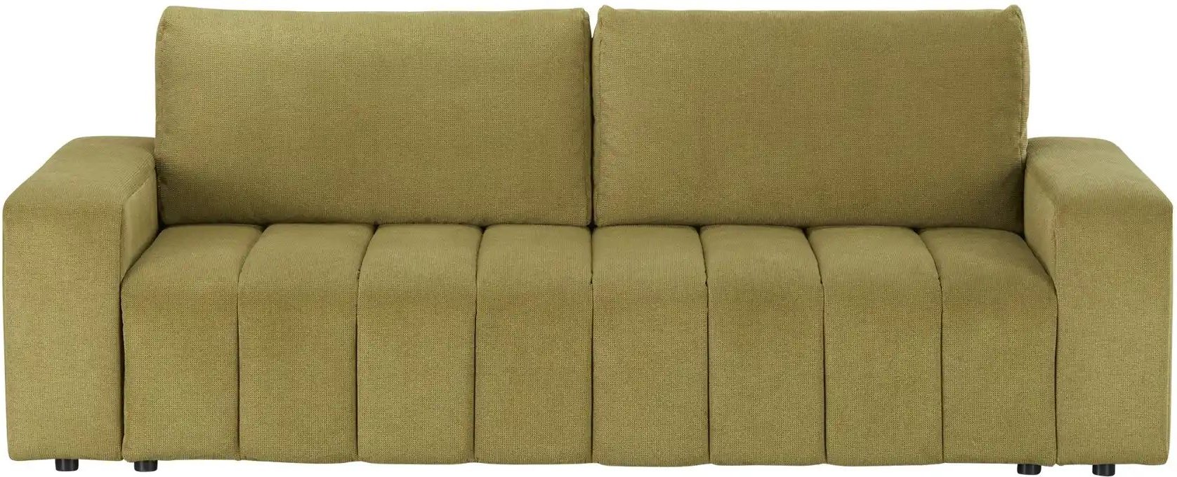 Big Sofa mit Schlaffunktion Zoom ¦ grün ¦ Maße (cm): B: 247 H: 91 T: 111.0 Polstermöbel > Sofas > 2-Sitzer - Höffner