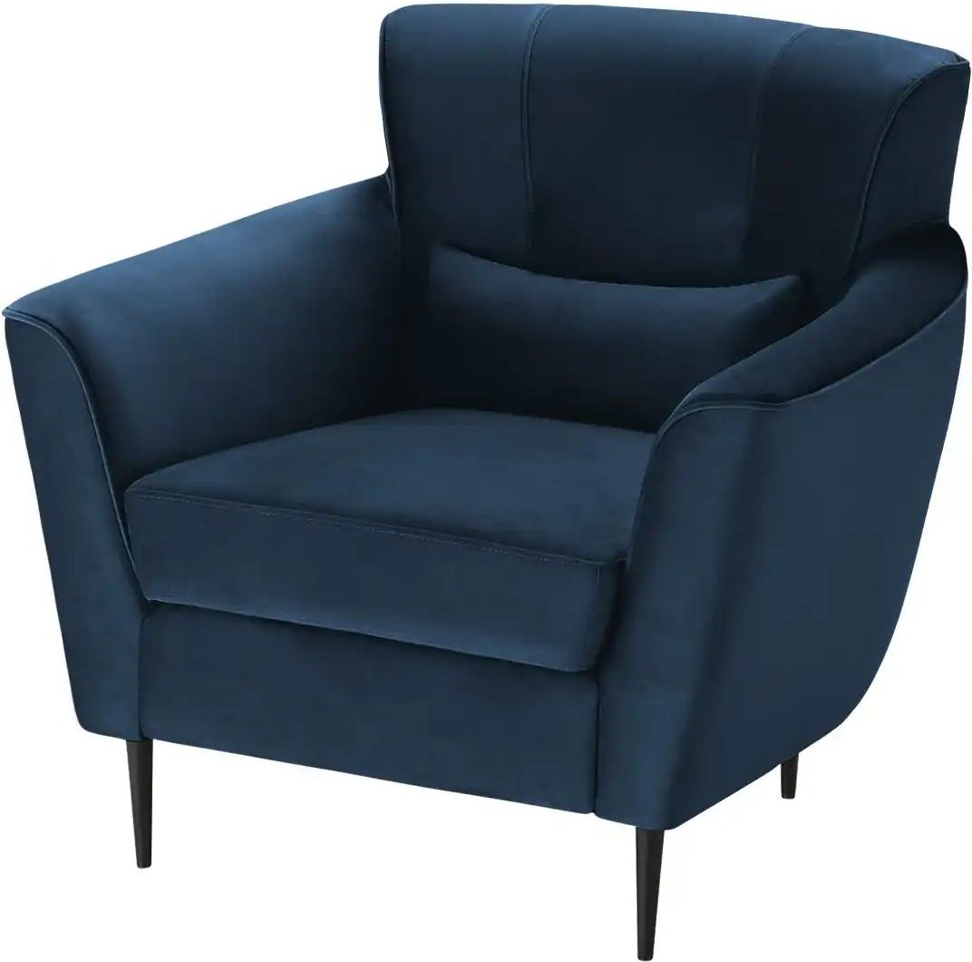 switch Samtsessel aus Samt Teddy ¦ blau ¦ Maße (cm): B: 87 H: 82 T: 83.0 Polstermöbel > Sessel > Polstersessel - Höffner