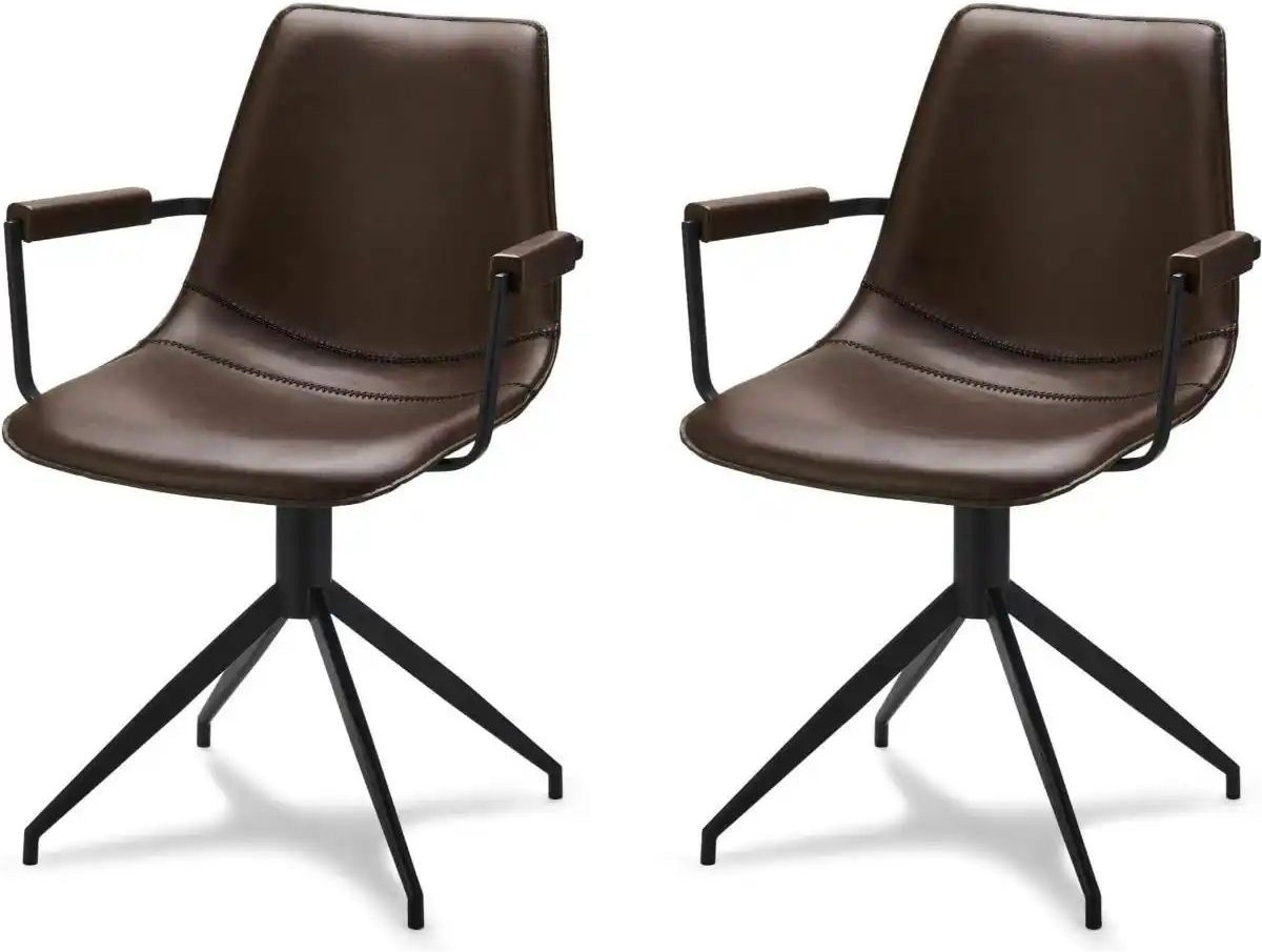 Furnhouse Esszimmerstuhl 2er-Set Isabel ¦ braun ¦ Maße (cm): B: 59 H: 85 Stühle > Polsterstühle - Höffner