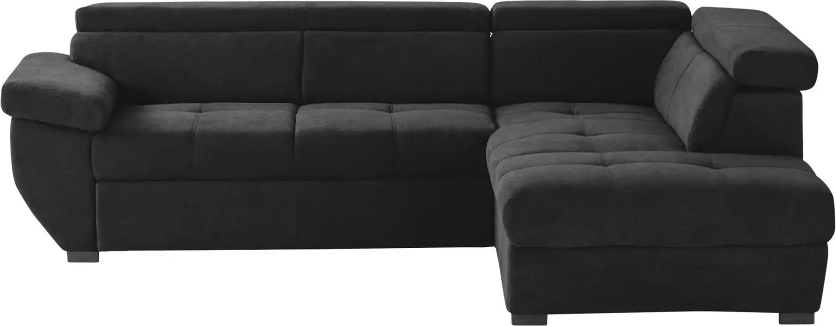 uno Ecksofa  Formula ¦ schwarz ¦ Maße (cm): B: 262 H: 79 T: 224.0 Polstermöbel > Sofas > Ecksofas - Höffner