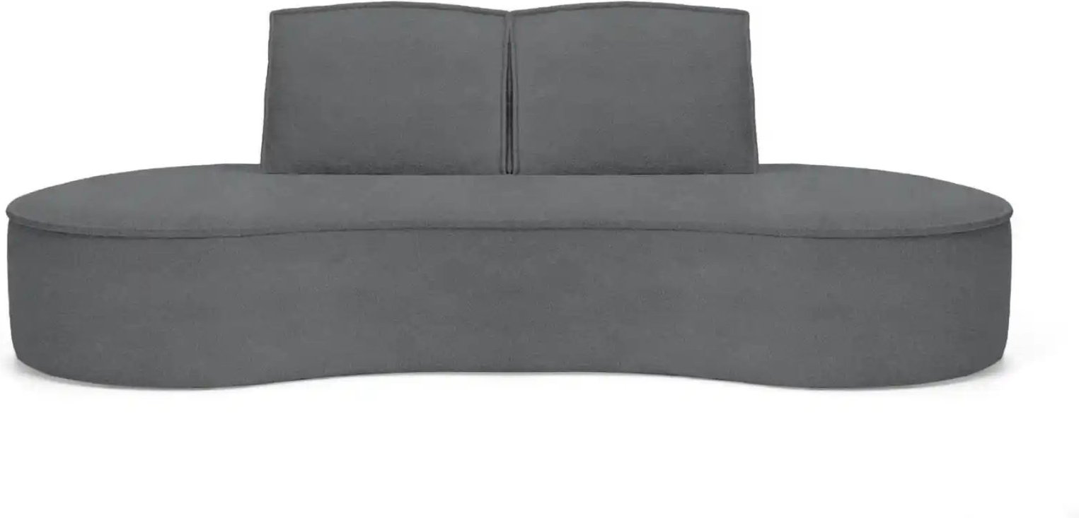 Einzelsofa Flow ¦ grau ¦ Maße (cm): B: 234 H: 88 Polstermöbel > Sofas > 3-Sitzer - Höffner