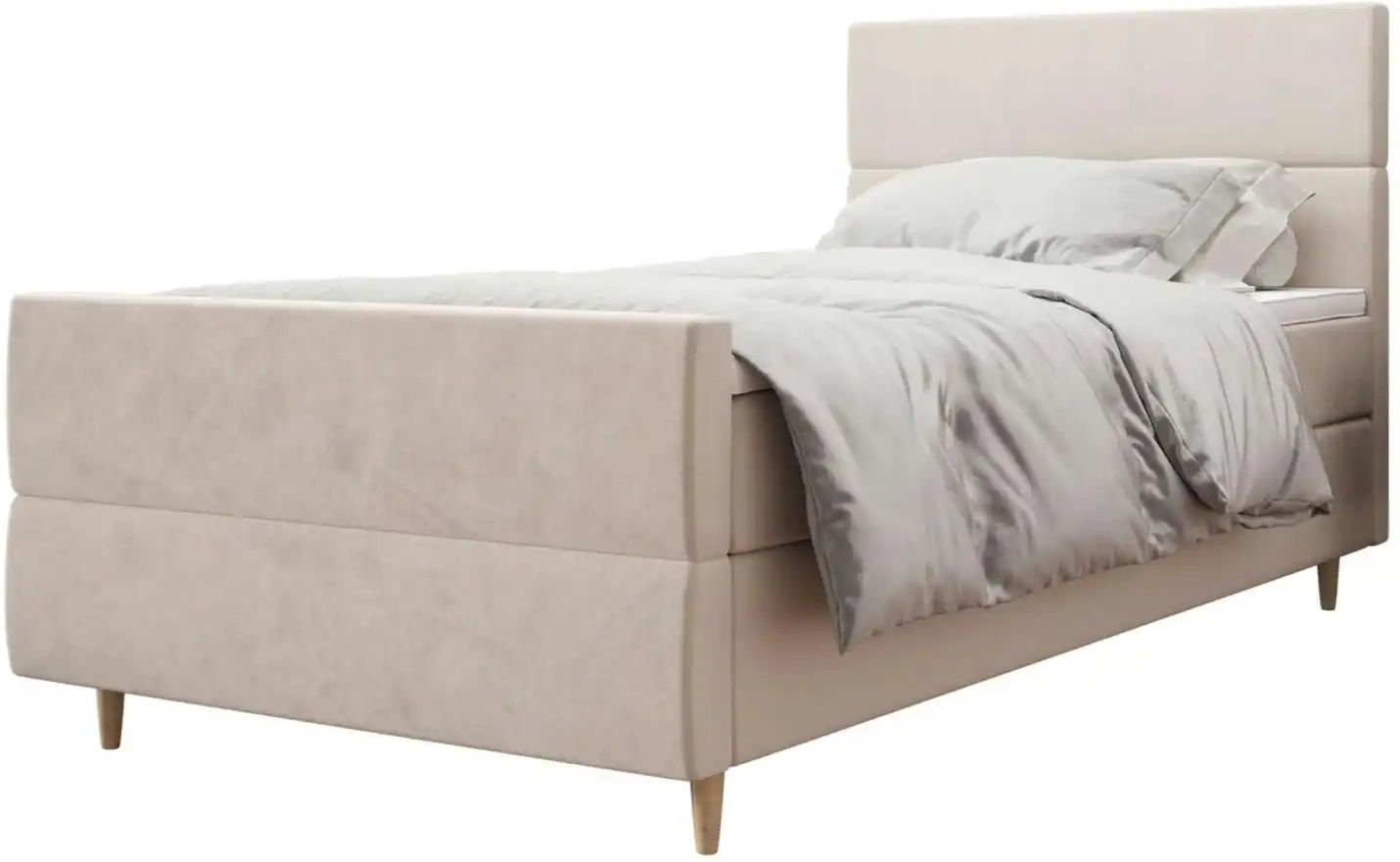 Boxbett mit Stauraum Flo Plus ¦ creme ¦ Maße (cm): B: 100 H: 114 Betten > Komfortbetten - Höffner