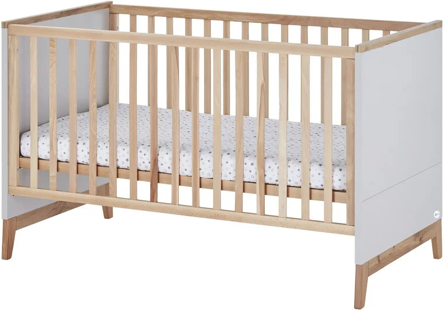 Mia & Mo Kinderbett Tilda ¦ grau ¦ Maße (cm): B: 78 H: 89 Baby > Babymöbel > Babybetten - Höffner