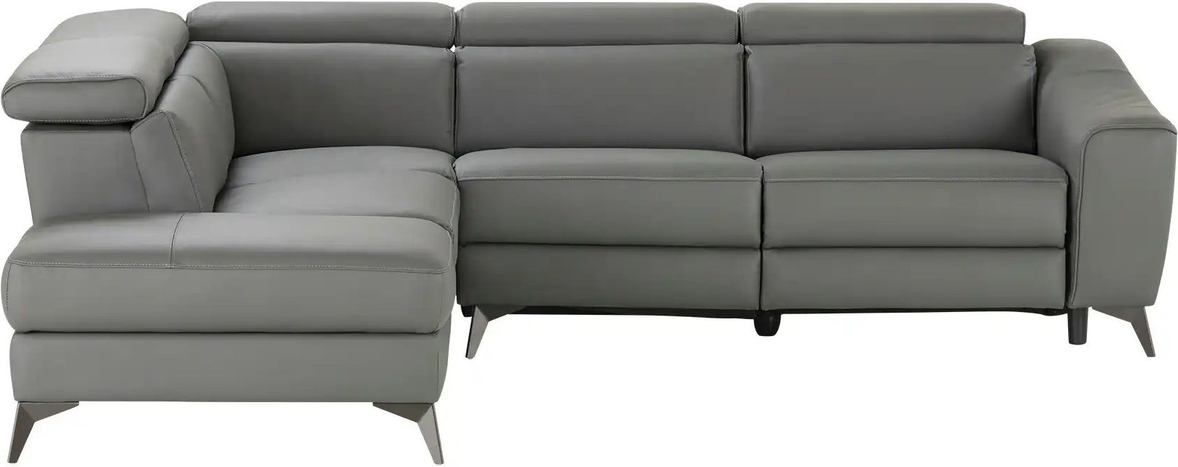 uno Ecksofa mit elektrischer Relaxfunktion Art ¦ grau ¦ Maße (cm): B: 271 H: 97 T: 219.0 Polstermöbel > Sofas > Ecksofas...