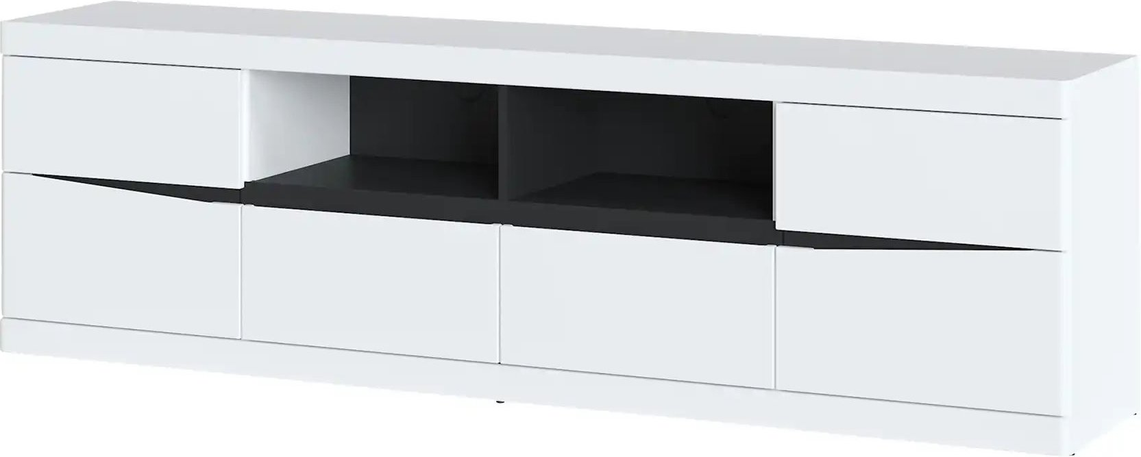 Lowboard Turino Neo ¦ weiß ¦ Maße (cm): B: 200 H: 60 T: 39.9 Kommoden & Sideboards > Lowboards - Höffner