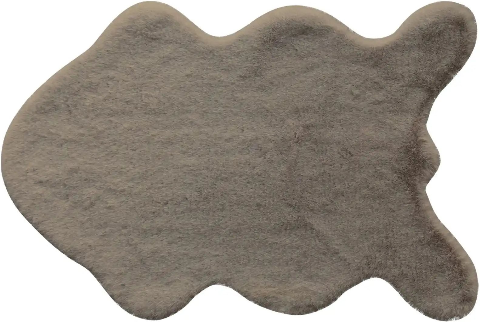 como Kunstfell Tierfellform Bunny Soft 60 x 90 ¦ braun ¦ Synthetische Fasern ¦ Maße (cm): B: 60 Teppiche > Felle > Kunst...