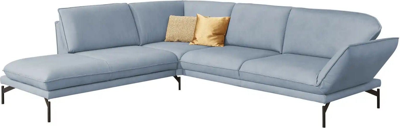 himolla Ecksofa 1478 ¦ blau ¦ Maße (cm): B: 275 H: 87 Polstermöbel > Sofas > Ecksofas - Höffner