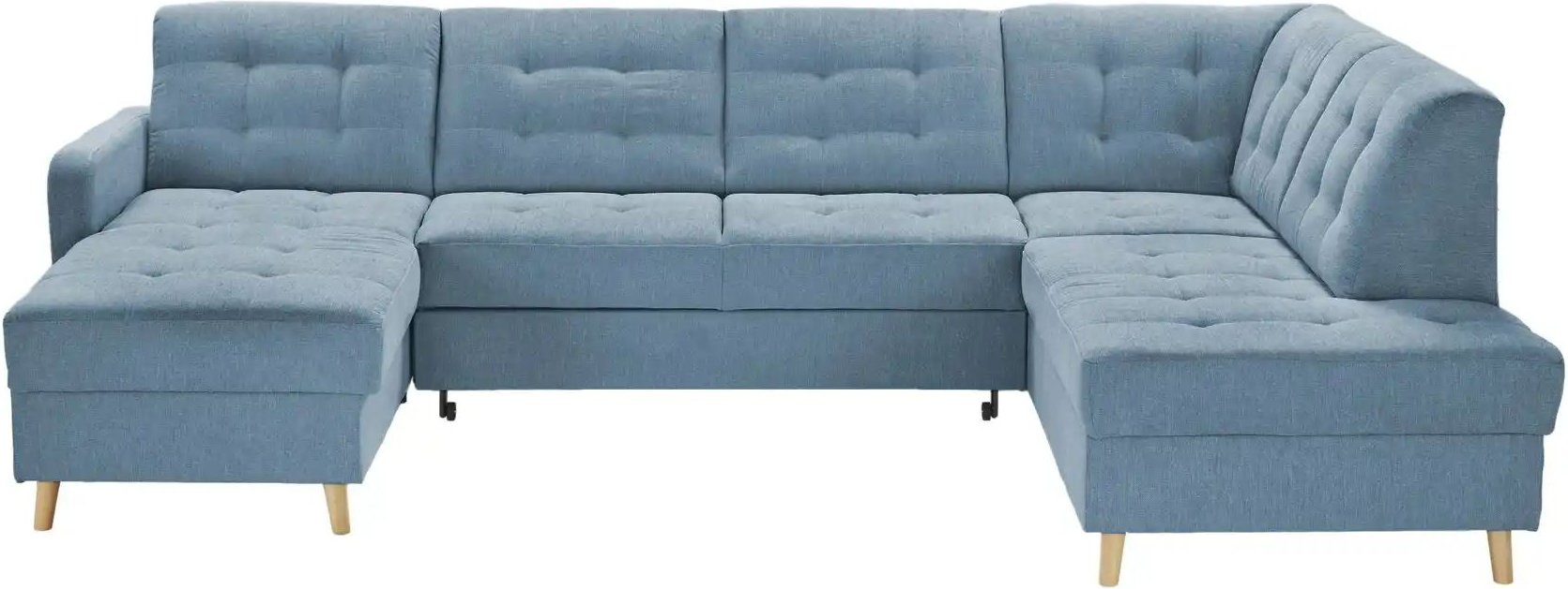 Wohnlandschaft Venus ¦ blau ¦ Maße (cm): B: 299 H: 88 T: 195.0 Polstermöbel > Sofas > Wohnlandschaften - Höffner