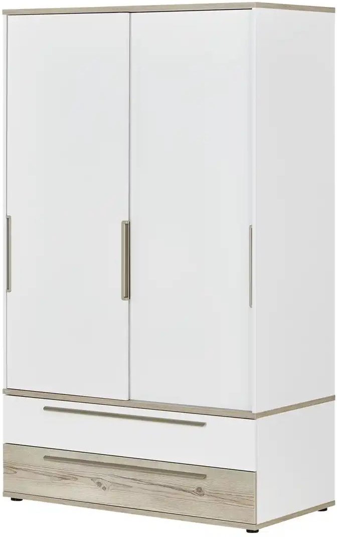 PAIDI Kleiderschrank Carlo ¦ weiß ¦ Maße (cm): B: 123,5 H: 206,8 T: 62.0 Baby > Babymöbel > Babykleiderschränke - Höffn...