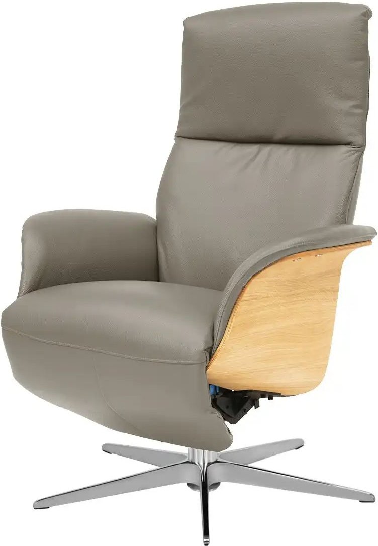Nils Olsen Drehsessel mit Relaxfunktion Frederik ¦ grau ¦ Maße (cm): B: 78 H: 113 T: 79.0 Polstermöbel > Sessel > Relaxs...
