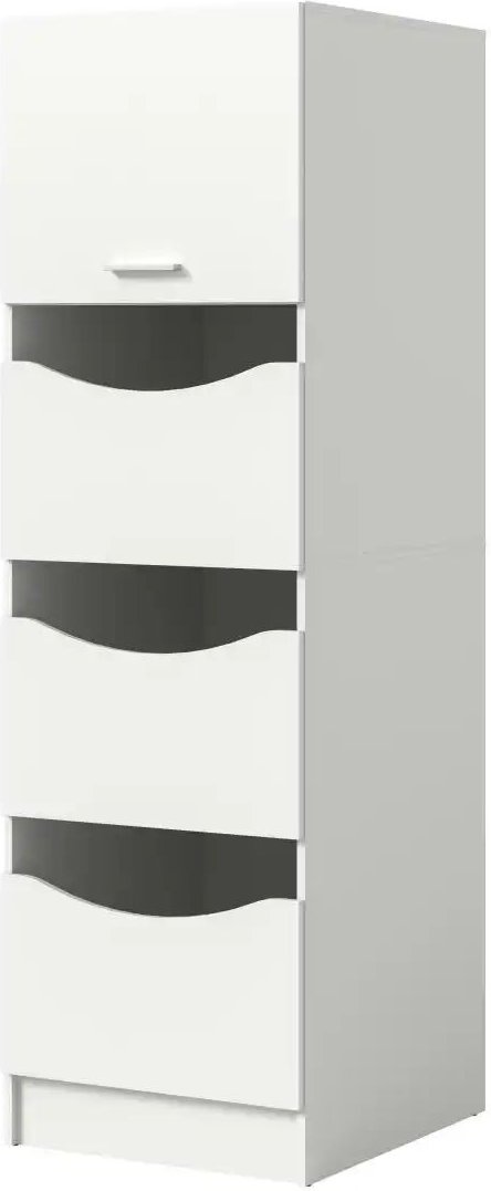 Wäscheschrank ¦ weiß ¦ Maße (cm): B: 60 H: 195 Schränke > Badschränke > Bad-Hochschränke - Höffner