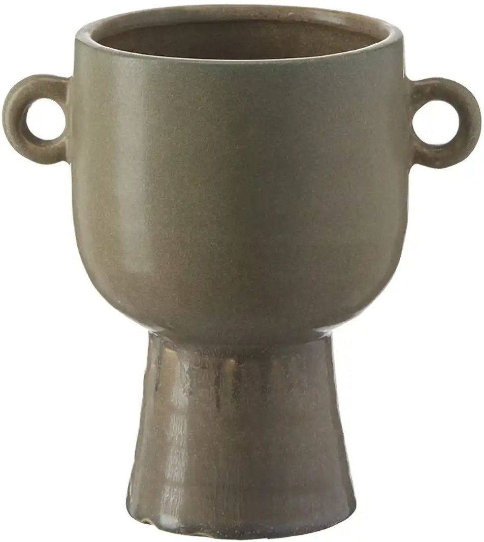 HOME STORY Übertopf ¦ braun ¦ Steinzeug ¦ Maße (cm): H: 18,5 Ø: 17.5 Accessoires > Dekoartikel - Höffner