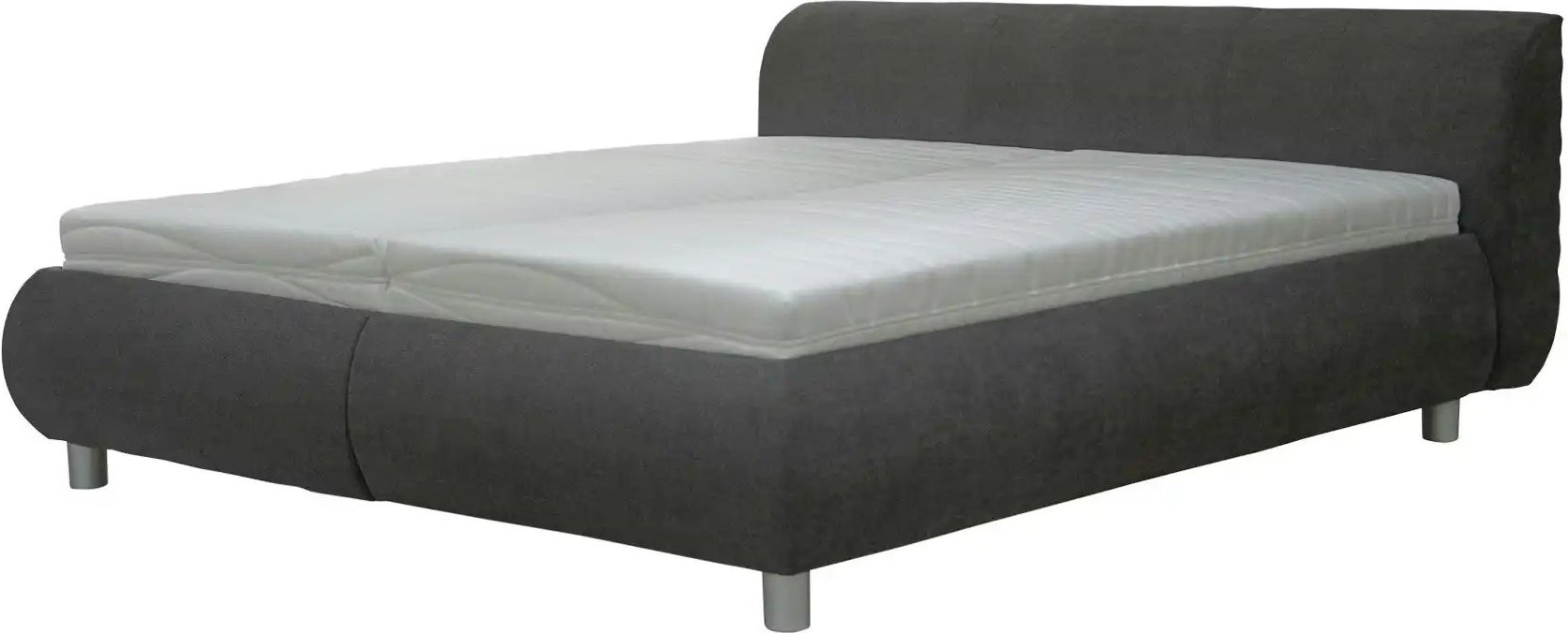 Polsterbett Bristol ¦ grau ¦ Maße (cm): B: 179 H: 86 Betten > Polsterbetten - Höffner