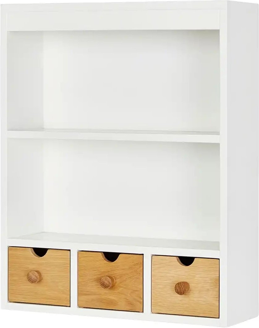 Wandregal Bari ¦ weiß ¦ Maße (cm): B: 49 H: 61,5 T: 16.0 Regale > Wandregale - Höffner