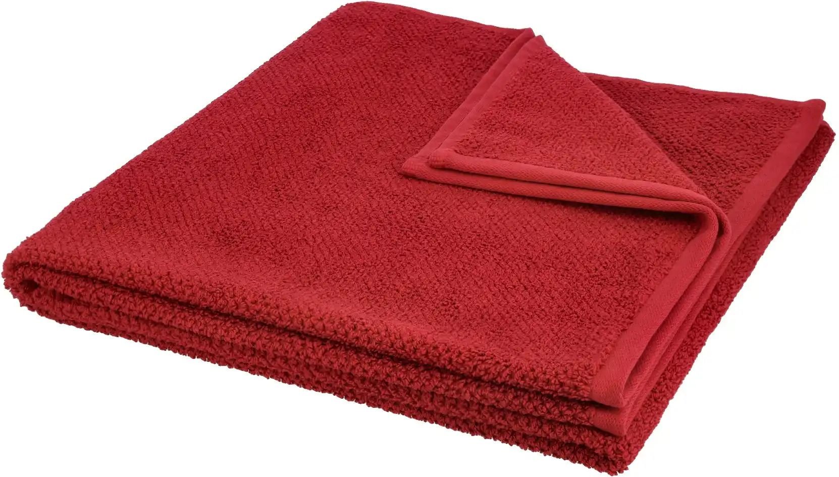 Como Green Duschtuch 4077 ¦ rot ¦ Maße (cm): B: 70 Badtextilien > Handtücher & Badetücher > Handtücher - Höffner