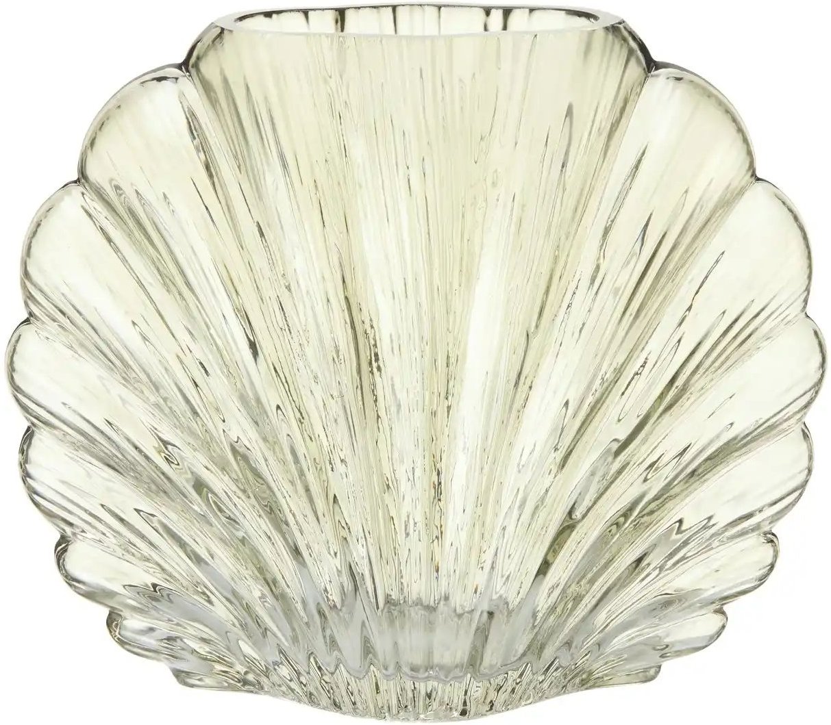 HOME STORY Vase Muschel ¦ braun ¦ Glas ¦ Maße (cm): B: 9,3 H: 14,2 Accessoires > Vasen - Höffner