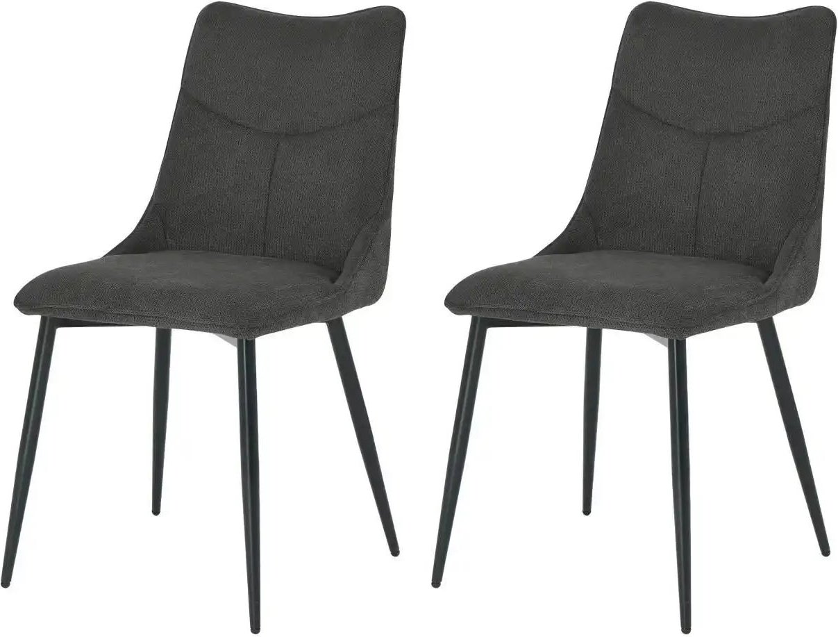 by Living Esszimmerstuhl 2er-Set Carlo ¦ grau ¦ Maße (cm): B: 59 H: 88 Stühle > Esszimmerstühle > Esszimmerstühle ohne ...