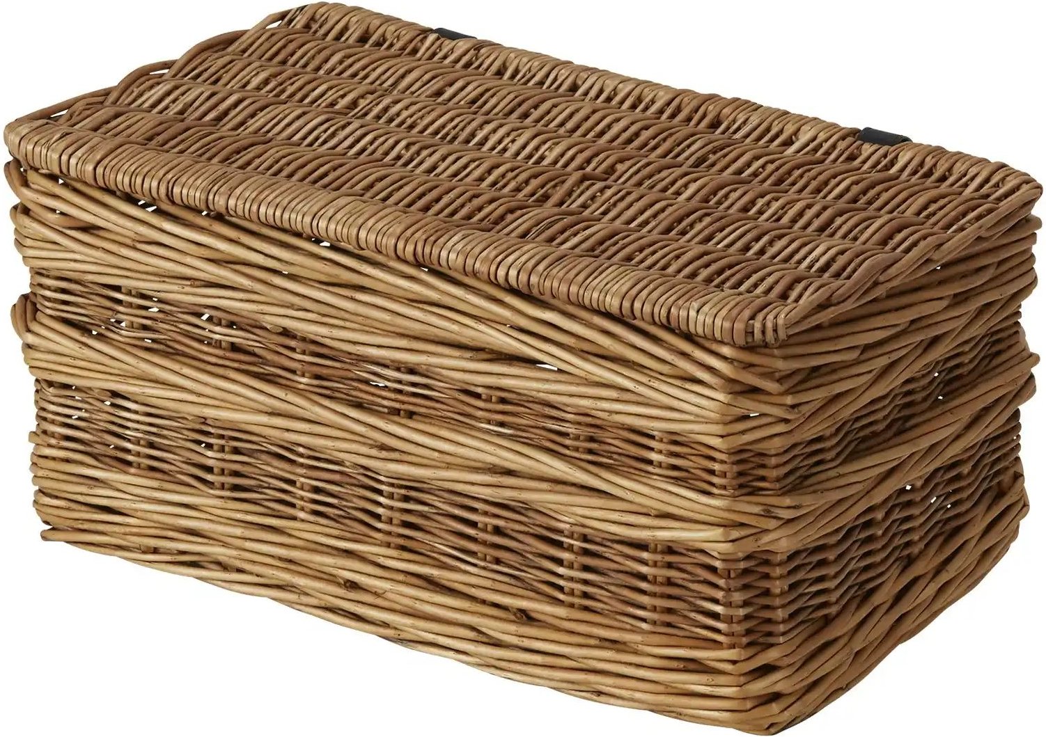 HOME STORY Weidenkorb mit Deckel ¦ braun ¦ Weide,Kunststoff ¦ Maße (cm): B: 31 H: 24 Aufbewahrung > Körbe - Höffner