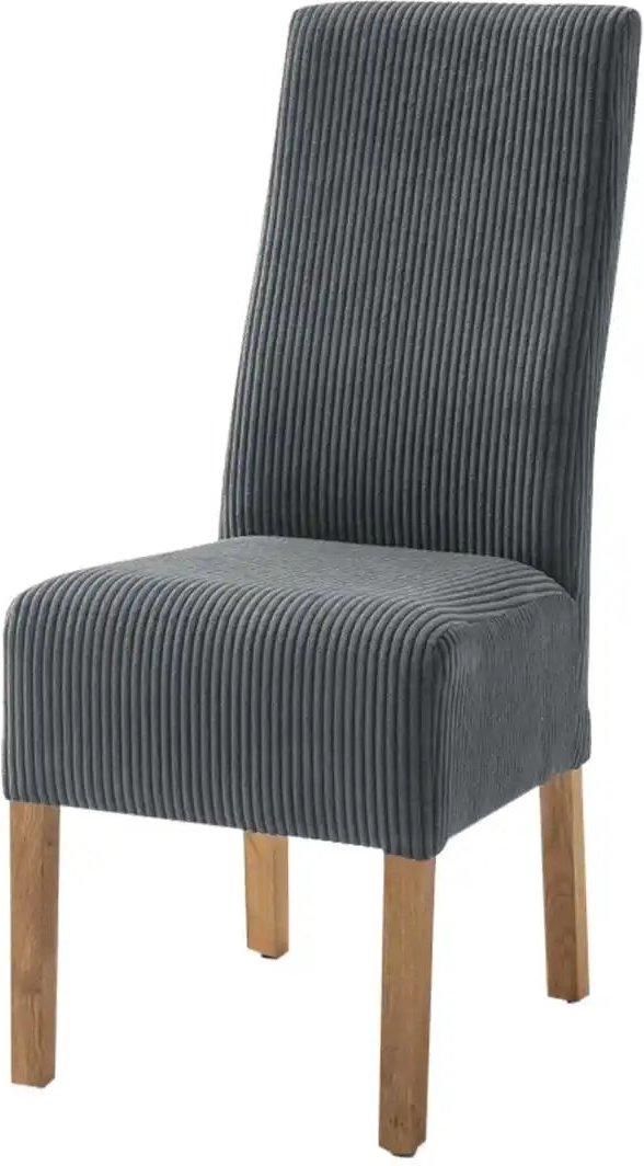 Woodford Esszimmerstuhl mit Cordbezug Ronja ¦ grau ¦ Maße (cm): B: 44 H: 103 T: 63.0 Stühle > Küchenstühle > Polster Küc...